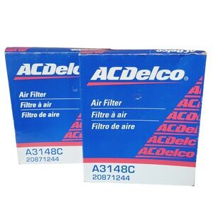 ACDelco A3148C Air Filter 20871244‎ New Engine Performance Longer Life Lot of 2